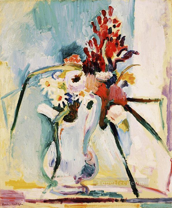 Flowers in a Pitcher Fauvism Oil Paintings